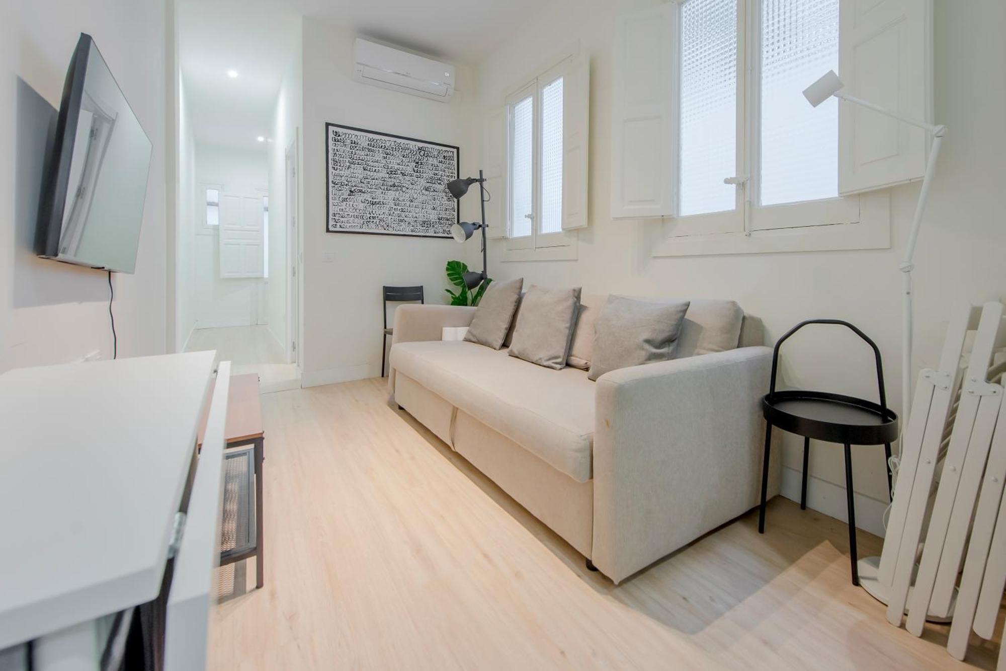 マドリードNuevo Apt Para 7 Pax En Malasana - Gran Via E1アパートメント エクステリア 写真
