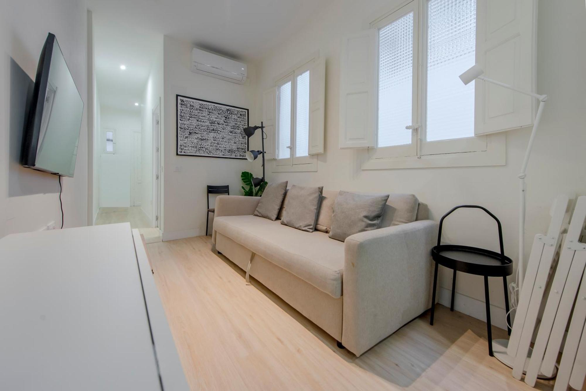 マドリードNuevo Apt Para 7 Pax En Malasana - Gran Via E1アパートメント エクステリア 写真