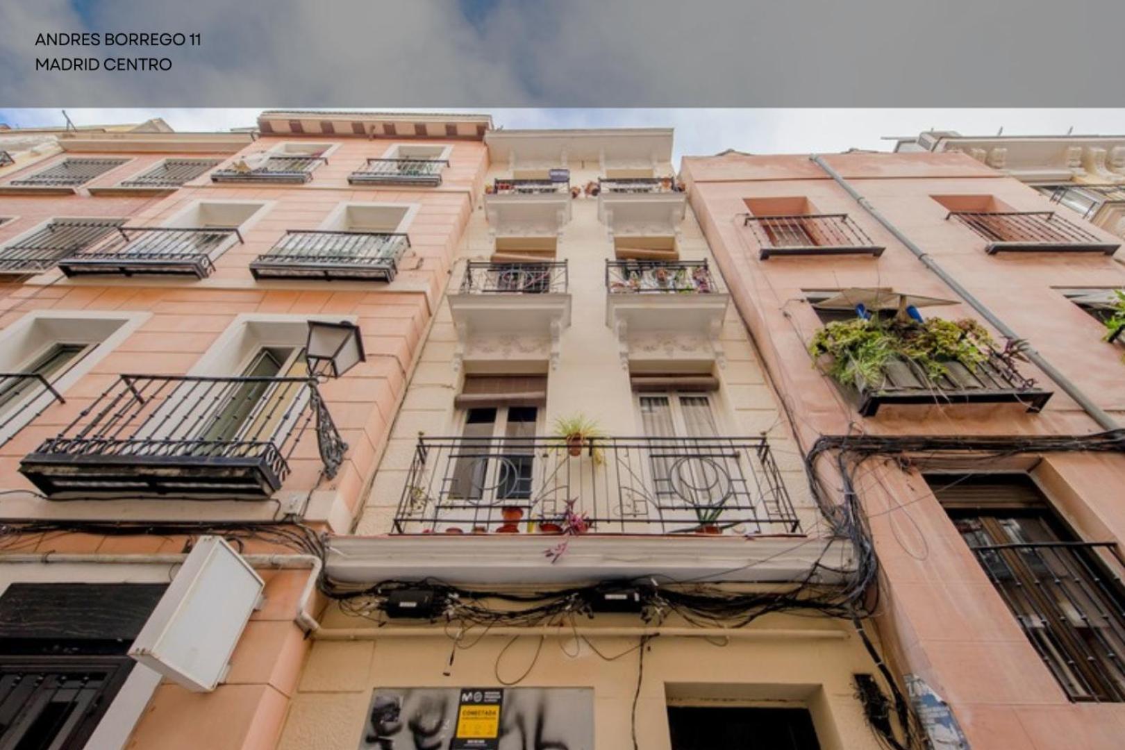 マドリードNuevo Apt Para 7 Pax En Malasana - Gran Via E1アパートメント エクステリア 写真