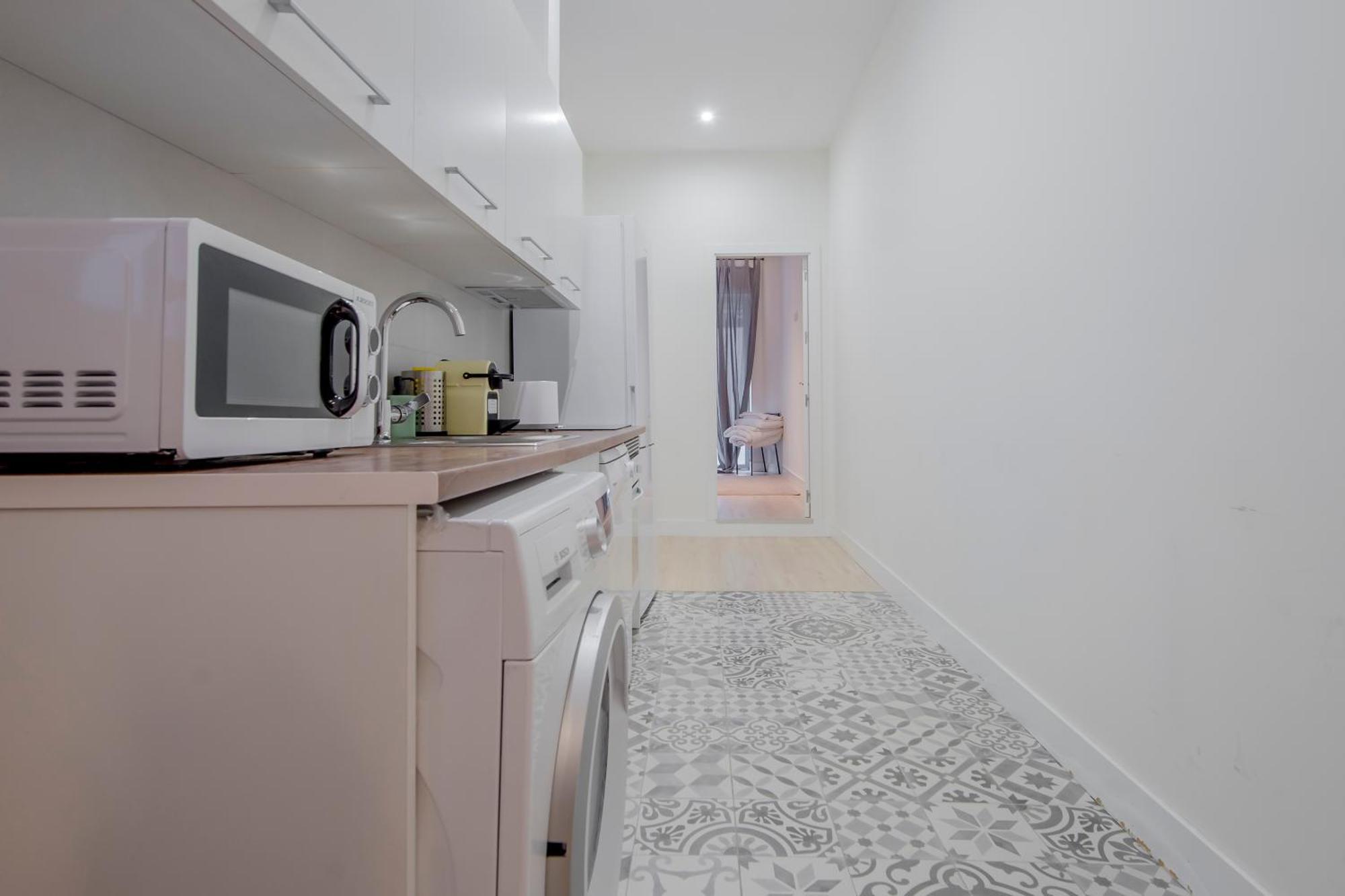 マドリードNuevo Apt Para 7 Pax En Malasana - Gran Via E1アパートメント エクステリア 写真
