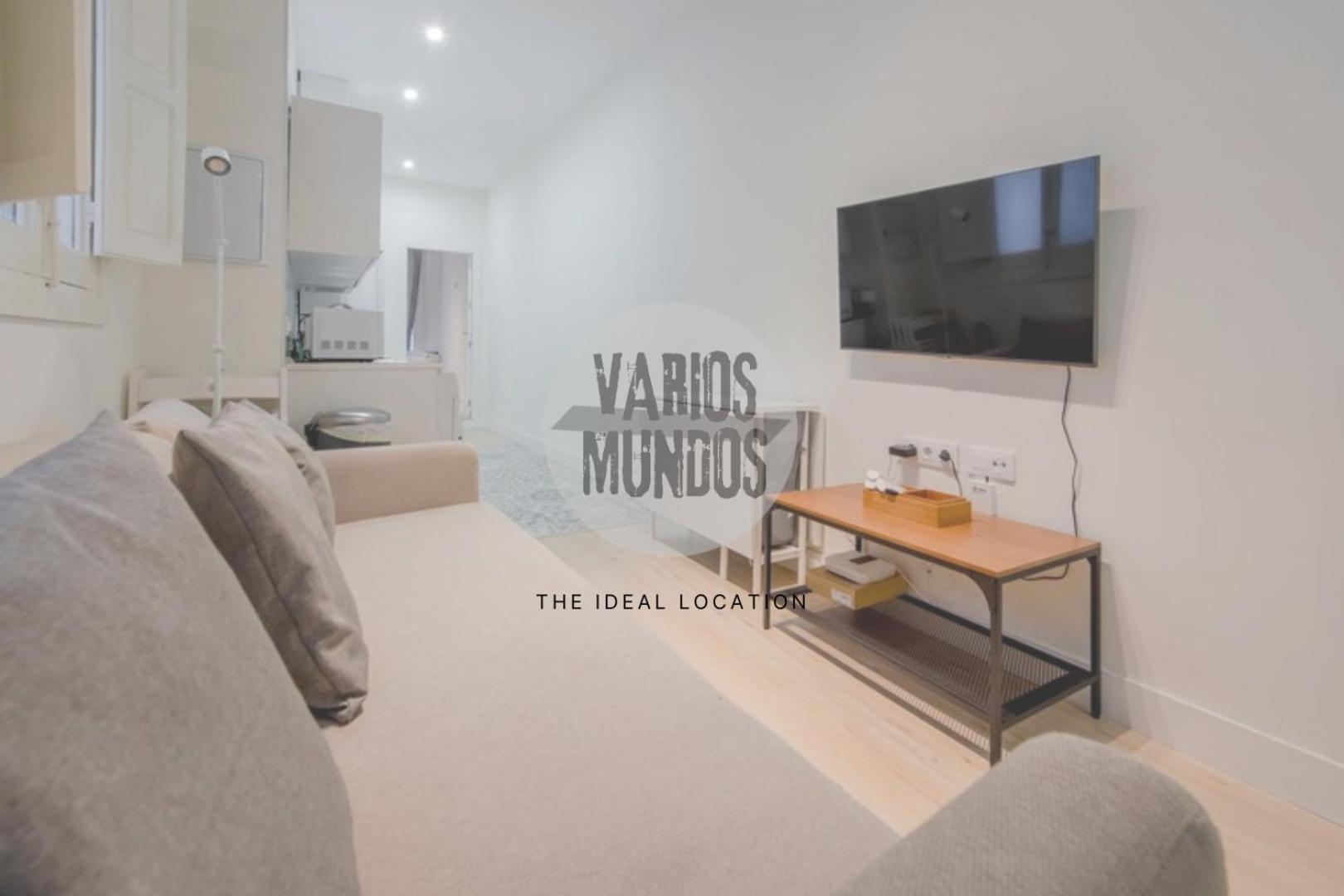 マドリードNuevo Apt Para 7 Pax En Malasana - Gran Via E1アパートメント エクステリア 写真